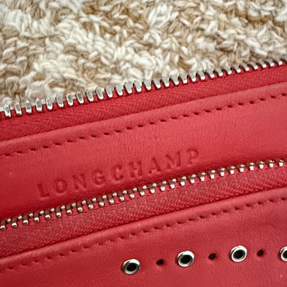 Longchamp Red Women's Wallet with Star Design - Picture 2 of 6